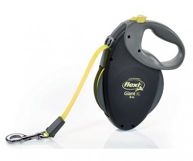 Flexi Giant Neon XL - smycz automatyczna taśma 8m do 75kg