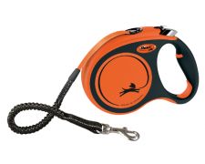 Flexi Xtreme automatyczna smycz 5m pomarańczowa