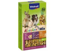 Vitakraft Kracker Trio-Mix kolby dla gryzoni i królików owoce, orzechy i miód 3szt.