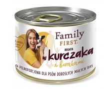 Family First Holidays dla psów dorosłych małych ras, bogata w kurczaka z burakami 200g