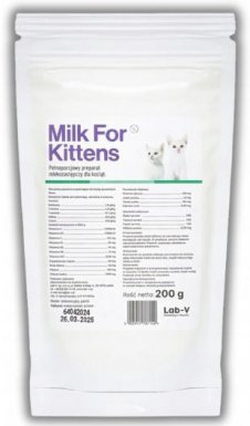 LAB-V Milk For Kittens preparat mlekozastępczy dla kociąt saszetka 200g 