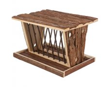 Trixie Paśnik dla kawii domowych królików drewno 40x22x30cm z zadaszeniem