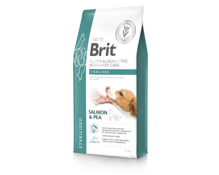 Brit Veterinary Care Dog Gluten & Grain free Sterilised Salmon & Pea dietetyczna karma dla kastrowanych dorosłych psów