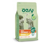 Oasy Lifestage adult performance sucha karma dla dorosłych aktywnych psów z kurczakiem