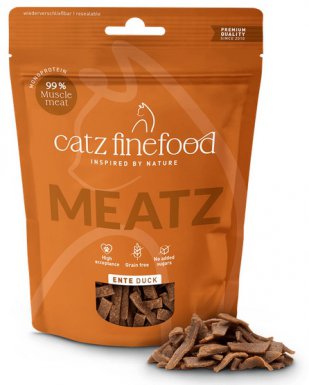 Catz Finefood Meatz N.07 chrupiące paski z suszonego mięsa kaczka 45g