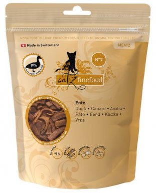 Catz Finefood Meatz N.07 chrupiące paski z suszonego mięsa kaczka 45g