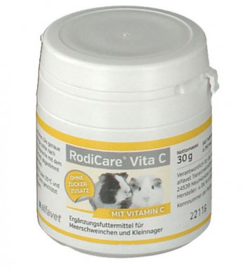 Alfavet RodiCare Vit C dla świnek morskich 30g (40 tabl) 