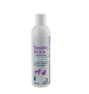 Dechra Veterinary DermAllay Oatmeal Szampon kojąco-nawilżający szampon z wyciągiem z owsa 230ml