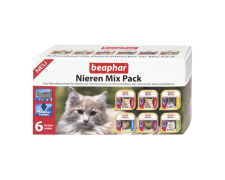 Beaphar Nieren Mix Pack Karma dla kotów z niewydolnością nerek 6x100g