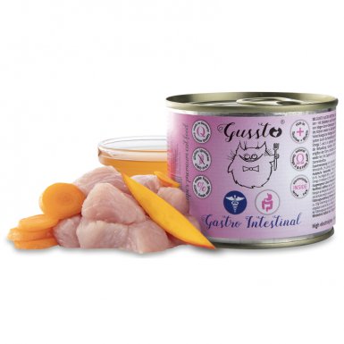 Gussto Gastro Intestinal monobiałkowa, holistyczna, lekkostrawna karma dla kota z zaburzeniami trawienia