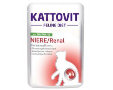 Kattovit Low Protein Nierendiet saszetka dla kotów z problemami z nerkami 85g