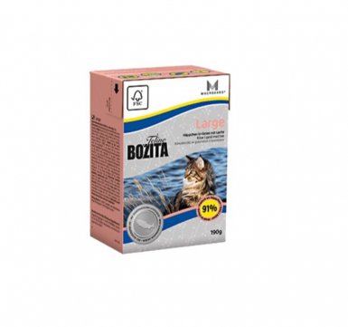 Bozita Adult Large bezzbożowa karma mokra dla dużych kotów w galaretce 190g
