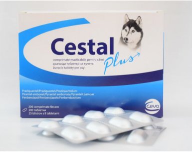 Cestal Plus tabletki na odrobaczenie dla psów