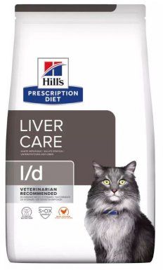Hill's Prescription Diet Feline L/d (liver diet) dla kotów z chorobami wątroby