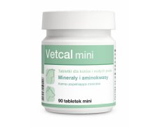 Dolvit Vetcal Mini- dieta bez fosforu tabletki dla kotów i małych psów