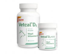 Dolvit Vetcal D3 Mini- dieta bez fosforu tabletki dla kotów i małych psów