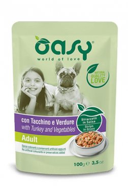 Oasy Strips Adult smakowite, soczyste kąski mięsne w pysznym sosie saszetka 100g