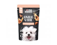 Pan Mięsko karma mokra dla psa kawałki w sosie indyk z kaczką 150g