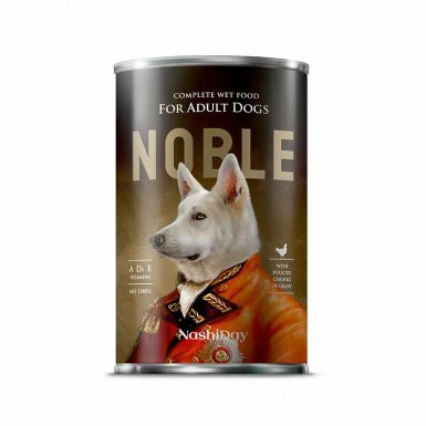 NashiDay Noble Dog puszka dla psów w sosie 415g