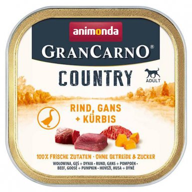 Animonda Grancarno Country karma mokra dla psa z wołowiną i gęsiną 150g