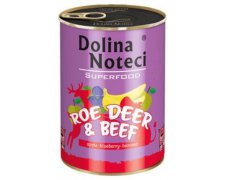Dolina Noteci Premium Superfood Pies Sarna i wołowina bezzbożowa puszka dla psa