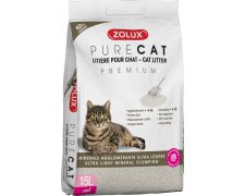 Zolux Purecat Żwirek mineralny zbrylający Premium 15L