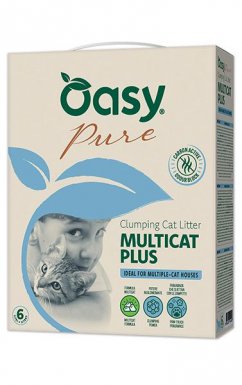 Oasy Mineral Pure multicat plus żwirek mineralny dla kotów
