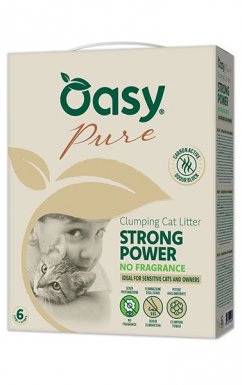Oasy Mineral Pure Strong Power bezzapachowy żwirek mineralny dla kotów