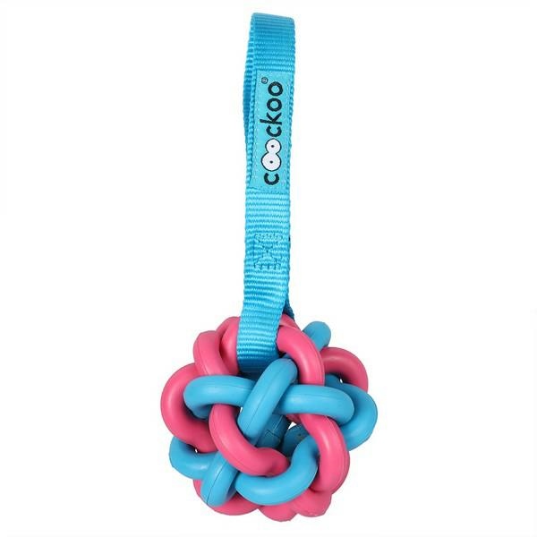 Coockoo Zed niebiesko różowa zabawka dla psa 19x7.5x7.5cm