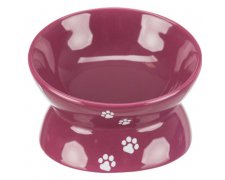 Trixie miska ceramiczna na podwyższeniu dla kota 0,25L purpurowa