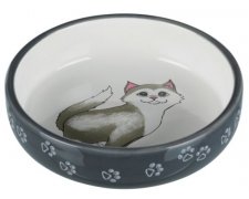 Trixie Miska ceramiczna dla ras krótkonosych 0.3l / fi15cm