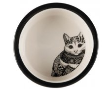 Trixie Zentangle miska ceramiczna dla kota 0,3 l / fi 12 cm