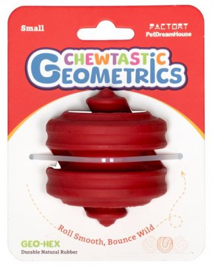 PetDreamHouse Geo-Hex interaktywna zabawka z naturalnej gumy dla psa 6cm