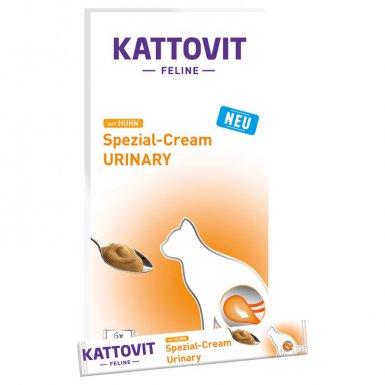 Kattovit Specjalny krem Urinary dla kota na problemy dolnych dróg moczowych 6x15g