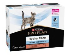 Purina Veterinary Diets Feline Feline Hydra Care saszetki z łososiem 10x75g