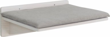 Trixie Platforma drewniana z poduszką dla kota do montażu na ścianie 50×17.5 × 36.5 cm
