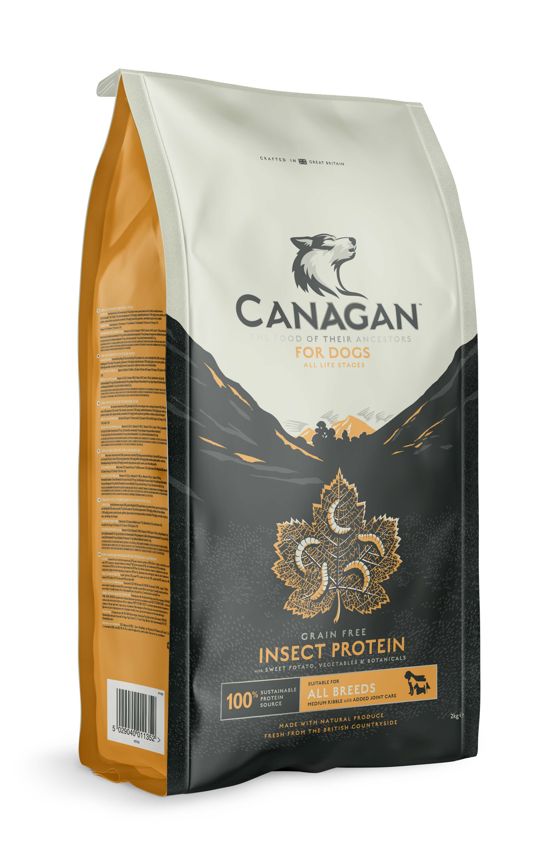 Canagan Hihgland Feast Insect Protein for Dog bezzbożowa karma z insektami dla psów doskonale strawne białka
