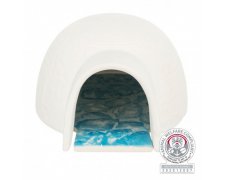 Trixie Igloo z płytką chłodzącą dla myszy chomików białe ceramiczne13x9x15cm