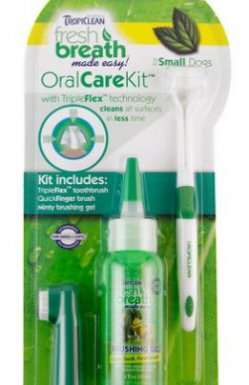 Tropiclean Fresh Breath Oral Care Small zestaw do czyszczenia zębów rasy małe 59ml