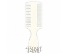 Trixie Grzebień gęsty plastikowy z rączką