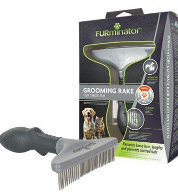 FURminator Grooming Rake szeroki grzebień obrotowy