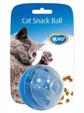 Duvo+ Snack Ball piłka na przysmaki dla kota 5x5x5cm 