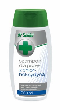 Dr Seidel Szampon dla psów z chlorheksydyną 220ml
