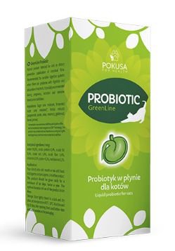 Pokusa GreenLine priobiotyk w płynie dla kotów 100ml