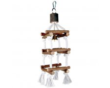 Trixie Natural Living Tower with Rope 34cm