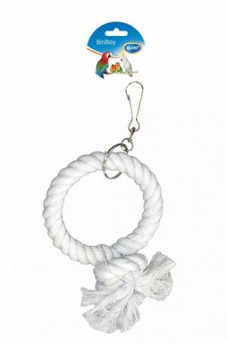 DUVO+ Zabawka dla ptaków ring ze sznura 17cm
