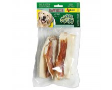 Antos Rawhide Chicken & Light surowe skórki białe z kurczakiem przysmak dla psa 100g 