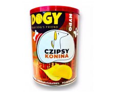 DOGY Hypoallergiczne czipsy z koniną dla psów 75g