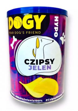 DOGY Hypoallergiczne czipsy z jelenia dla psów 75g