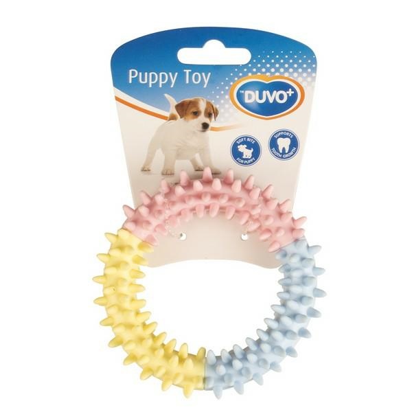 Duvo+ Ring Puppy TPR Zabawka dla szczeniąt 11cm